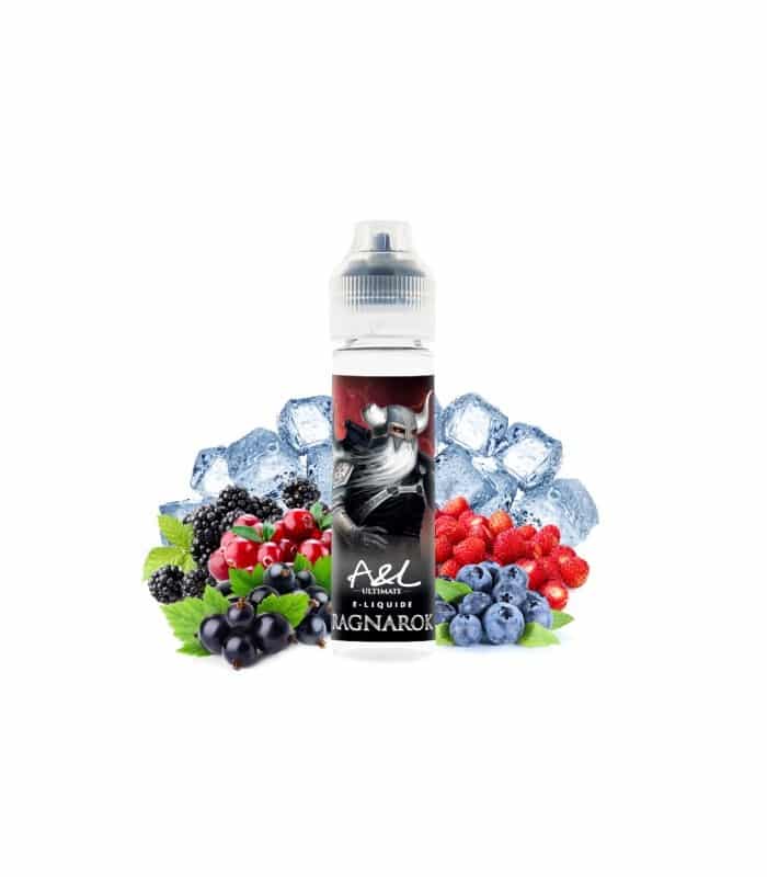 e liquide fruit rouge frais menthole avec de la mure fraise myrtille cerise cassis